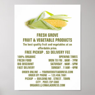 Poster Publicidade a Cob, Greengrocers