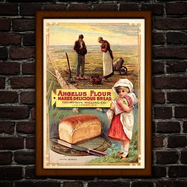 Poster Publicidade de Farinha Vintage (Criador carregado)
