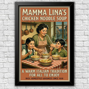 Poster Publicidade icônica dos anos 1960