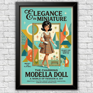 Poster Publicidade icônica dos anos 1960