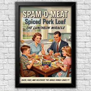 Poster Publicidade icônica dos anos 1960