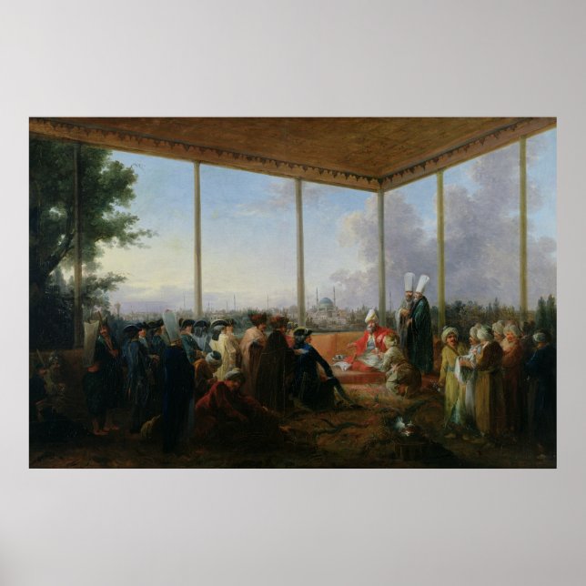 Póster Público dado em Constantinopla (Frente)