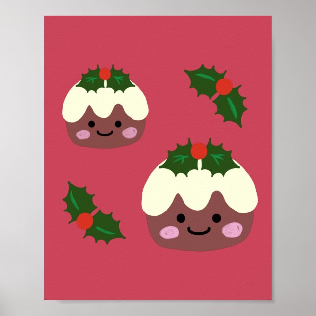 Poster Pudim de Natal (Frente)