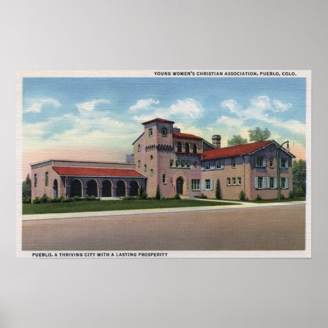 Póster Pueblo, Colorado - Cristã das Jovens Mulheres (Frente)