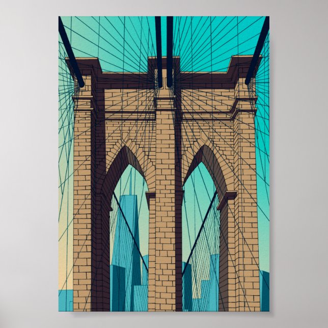 Poster Puente de Brooklyn (Frente)