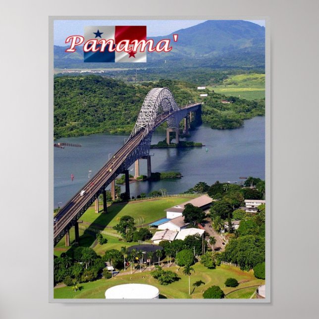 Poster Puente De Las Américas - Panamá - (Frente)