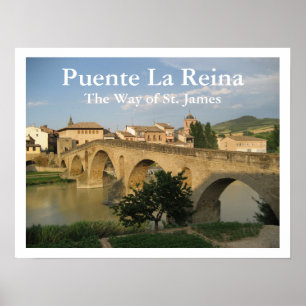 Póster Puente La Reina, O Caminho das Ruas. James, Espanh