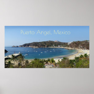 Poster Puerto Angel, México