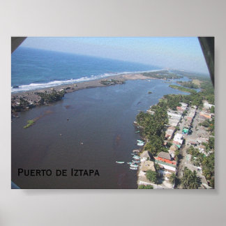 Póster Puerto de Iztapa
