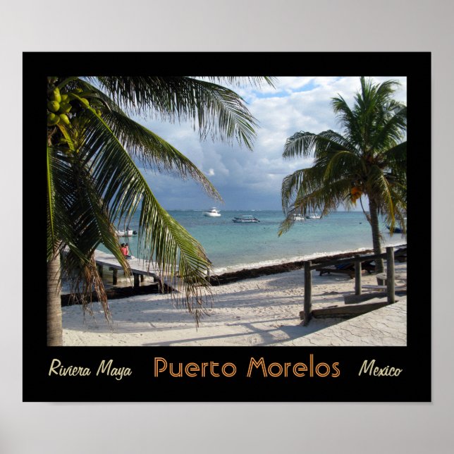 Póster Puerto Morelos (Frente)