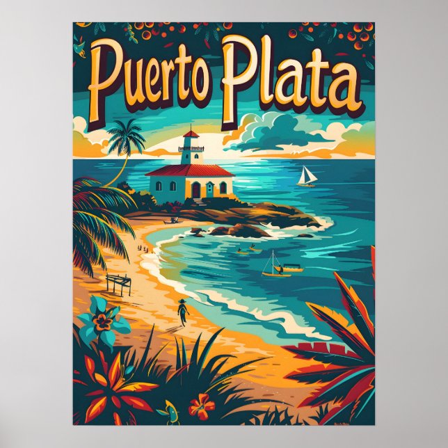 Poster Puerto Plata Paradise (Frente)