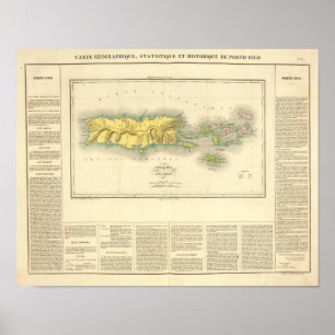 Póster Puerto Rico, Virgin Islands