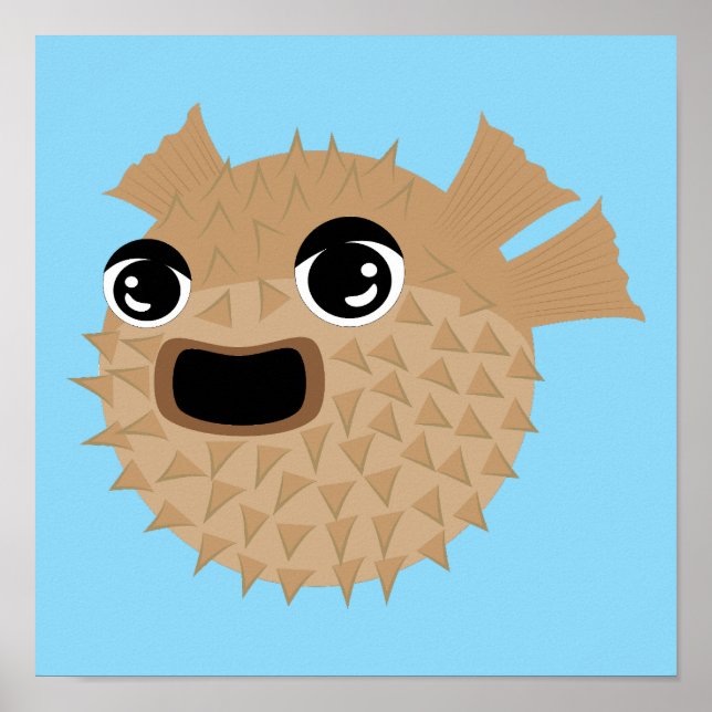 Poster Puffer Fish (Frente)