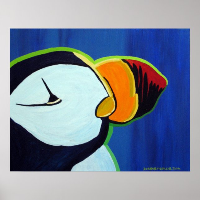 Póster Puffin Corado (Frente)