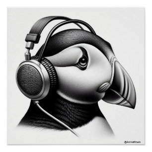 Póster Puffin Poster