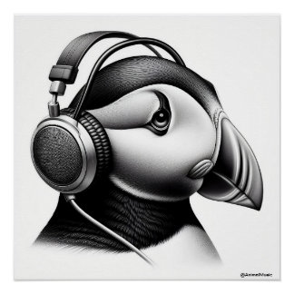 Póster Puffin Poster