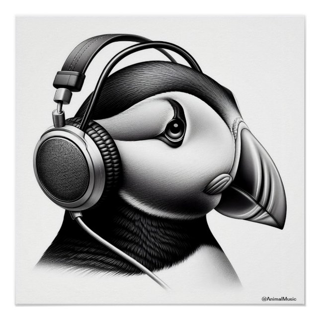 Póster Puffin Poster (Frente)