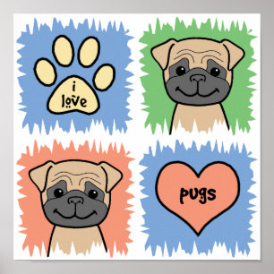 Póster Pug