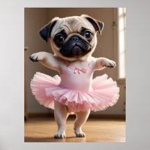 Pug Ballerina