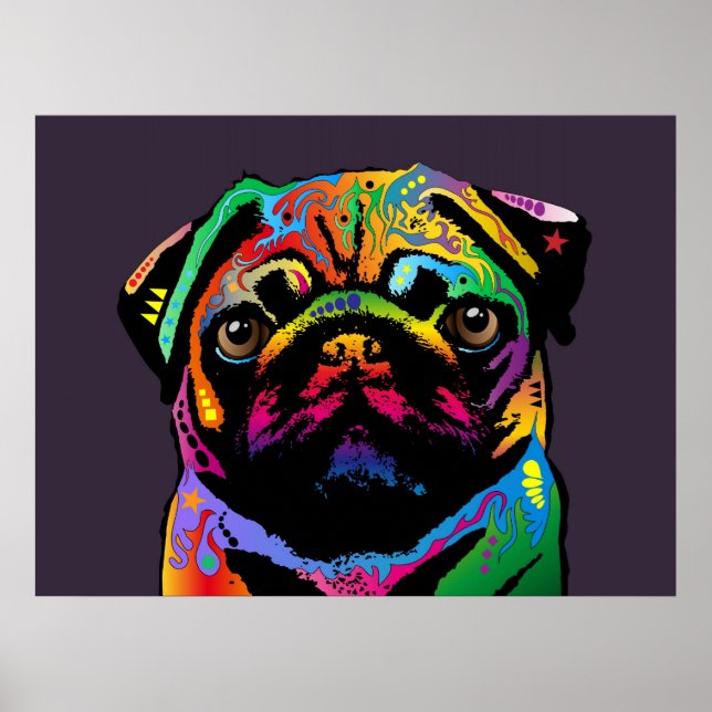 Póster Pug Dog (Frente)