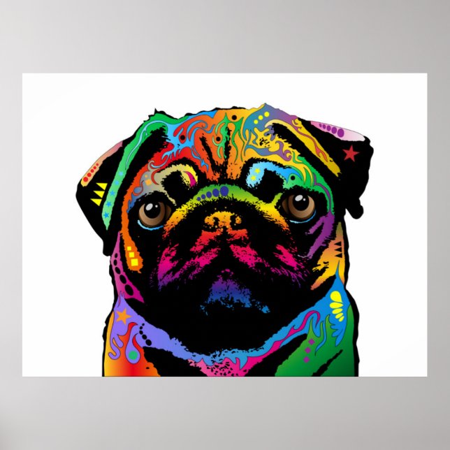 Póster Pug Dog (Frente)