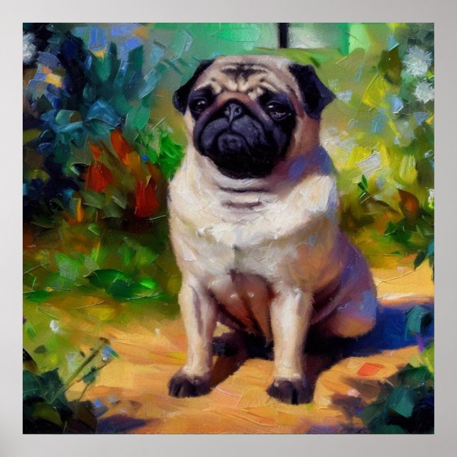 Poster Pug Dog (Frente)