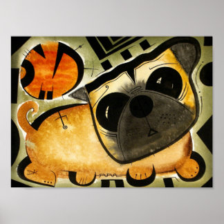 Poster Pug Dog dk_2005aug8o