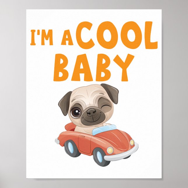 Poster Pug I'm Legal Baby (Frente)