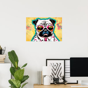 POSTER PUG LIFE