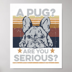 Poster Pug, Você Está Falando A Sério Para Um Proprietári