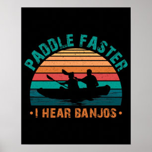 Poster Pule mais rápido que eu ouço banjos