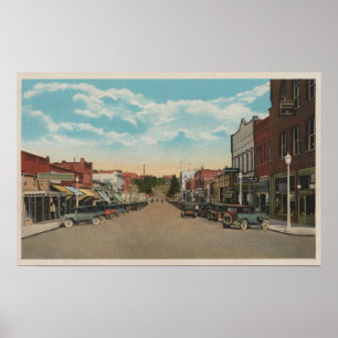 Poster Pullman, WAView de StreetPullman principal, WA