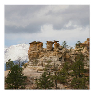 Póster Pulpit Rock com Pikes Pak
