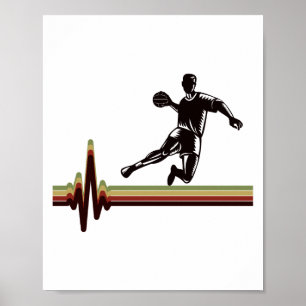 Poster Pulsação do Jogador de Anel da Equipe de Esportes