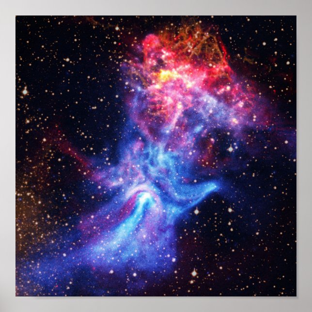 Poster Pulsar B1509 - Nebulosa de Raios-X Mão de Deus Fot (Frente)