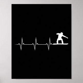 Poster Pulso de Snowboard - Snowboard