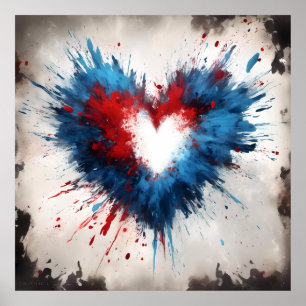 Poster Pulso do Coração Radiante