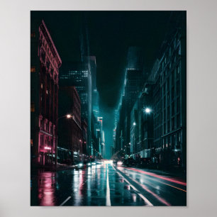 Poster Pulso Noturno: Vibração Urbana
