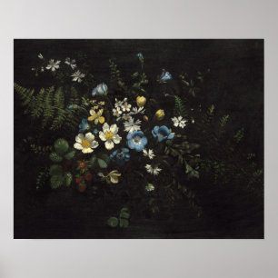 Poster Pulverização de Flores e Ferns por Titian Ramsay P