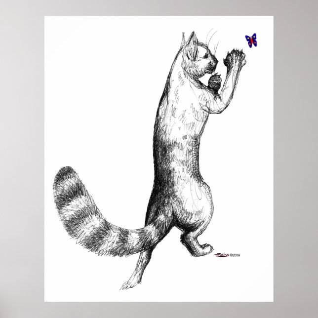 Poster Pulverização de Gatos (Frente)