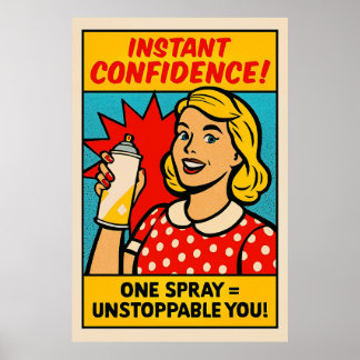Poster Pulverização Instantânea de Confiança - Empoderame