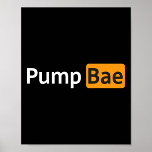 Poster Pump Bae Funny Gym Bodybuilding