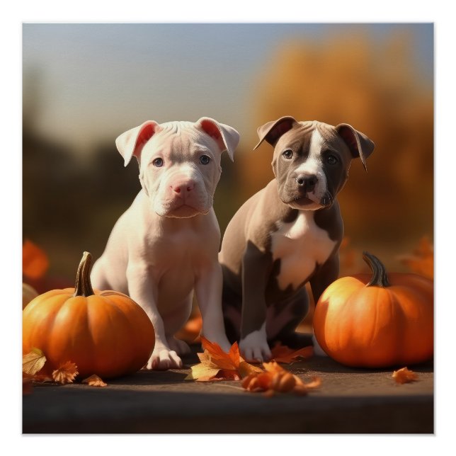 Póster Pumpkin de Apelido de outono de Pitbulpy (Frente)