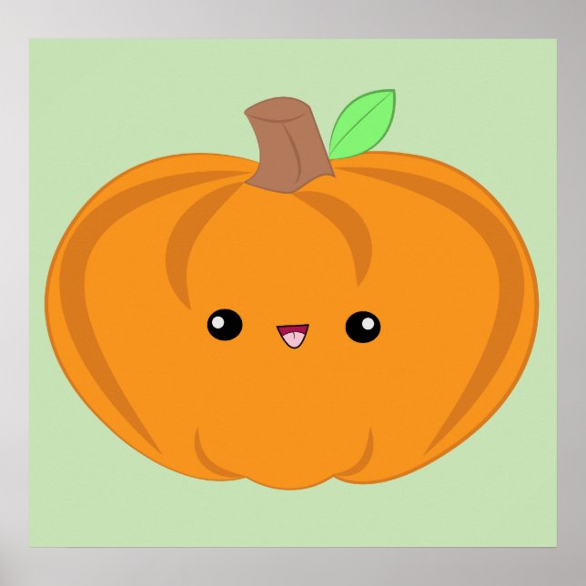 Póster Pumpkin De Bebê Bonito (Frente)