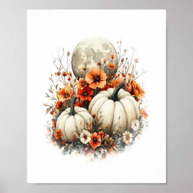Poster Pumpkin De Camisas De Lua (Frente)