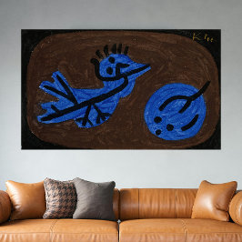 Poster Pumpkin de pássaro azul - Paul Klee 1939