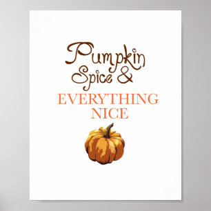 Poster Pumpkin Especiou Tudo O Bom Decurso Do Outono