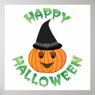 PÓSTER PUMPKIN "FELIZ HALLOWEEN"