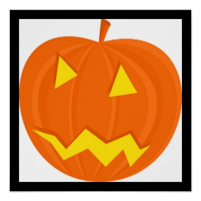 PÓSTER PUMPKIN "FELIZ HALLOWEEN" (Frente)