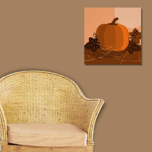 Poster Pumpkin Laranja Cozinha de Parede
